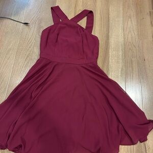 Lulus Maroon Dress size XS